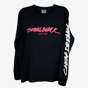 Small Black Cheap Dreams Long Sleeve Band Tour T-Shirt Men's S